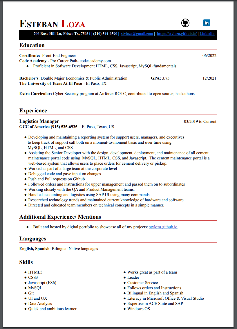 Resume